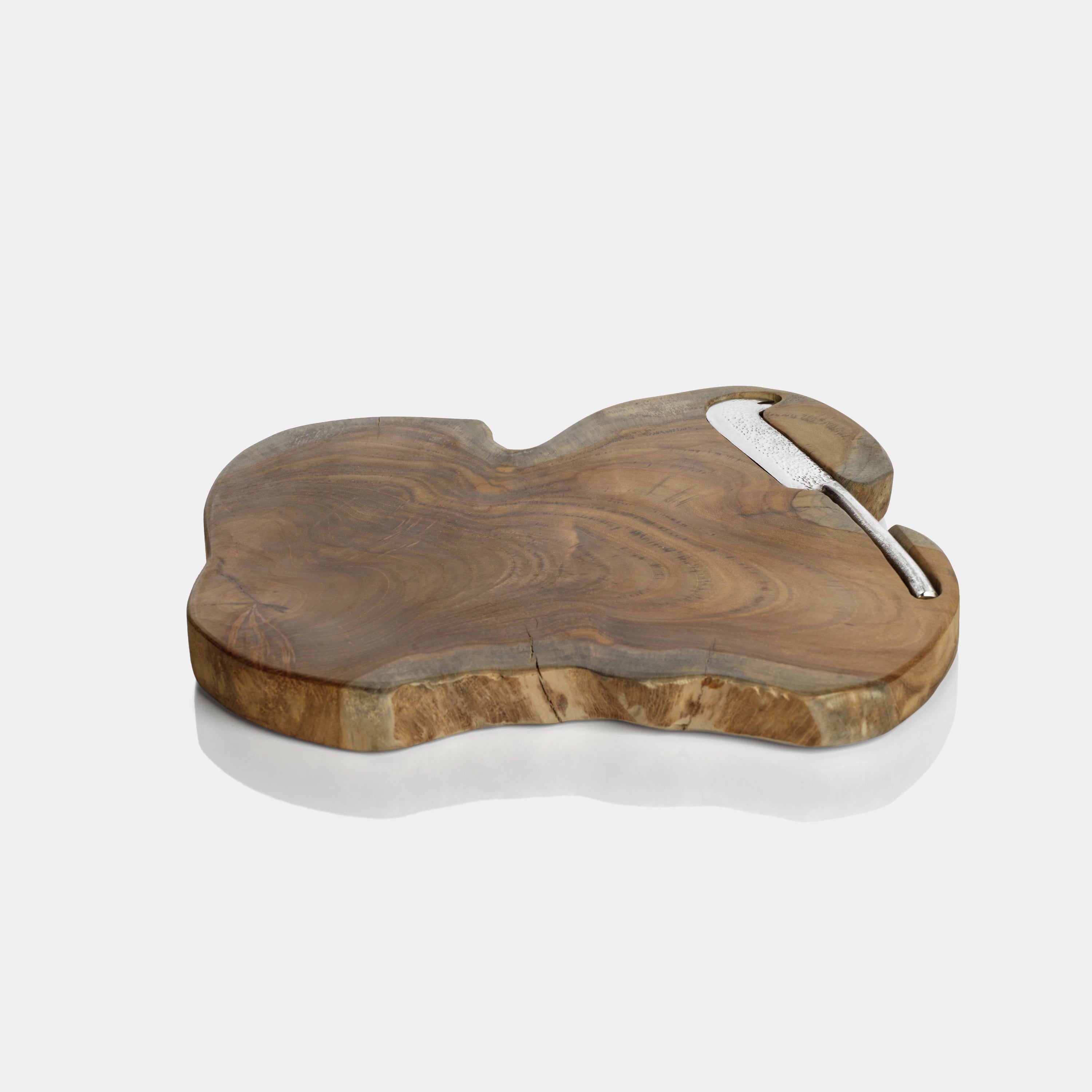 Image of Bali Teak Root Serving Board with Knife