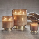 Cortina Scented Candle Jar - Large - Taupe