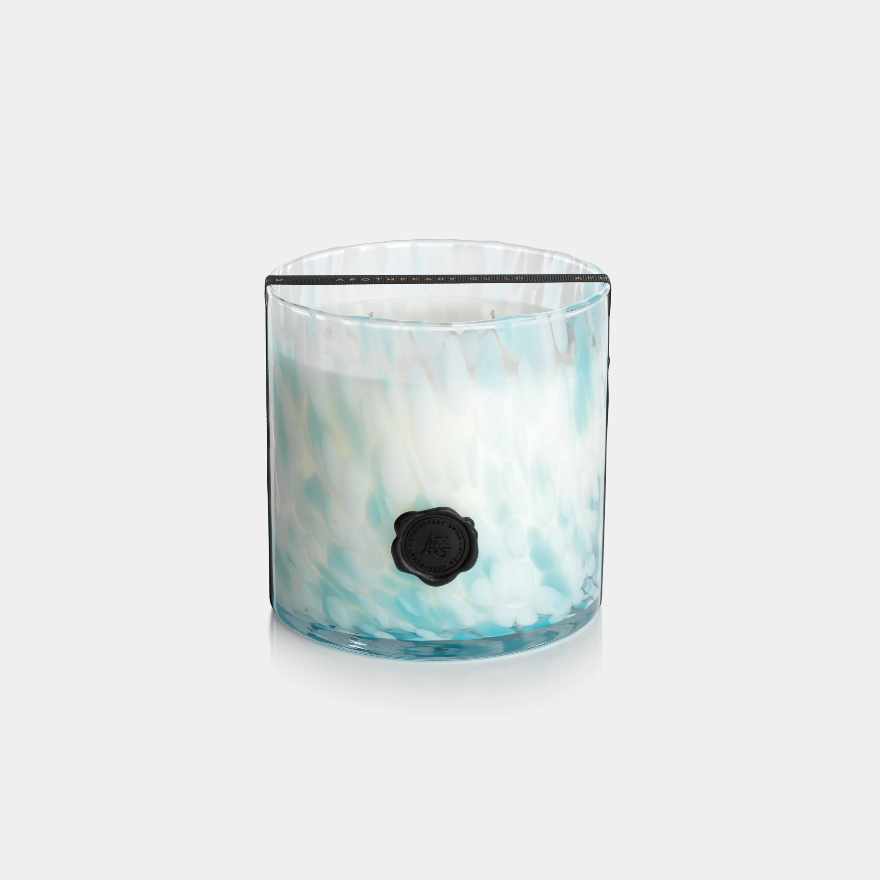 Image of Apothecary Guild Opal Glass Three-Wick Candle, Sunset Beach