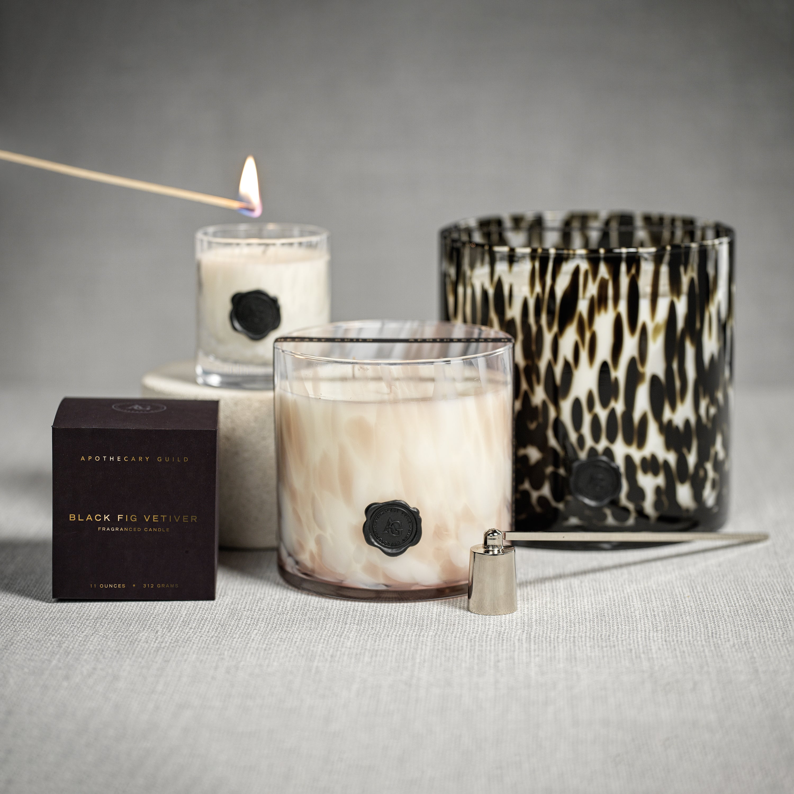 Image of Apothecary Guild Opal Glass Three-Wick Candle, Rio de Janeiro