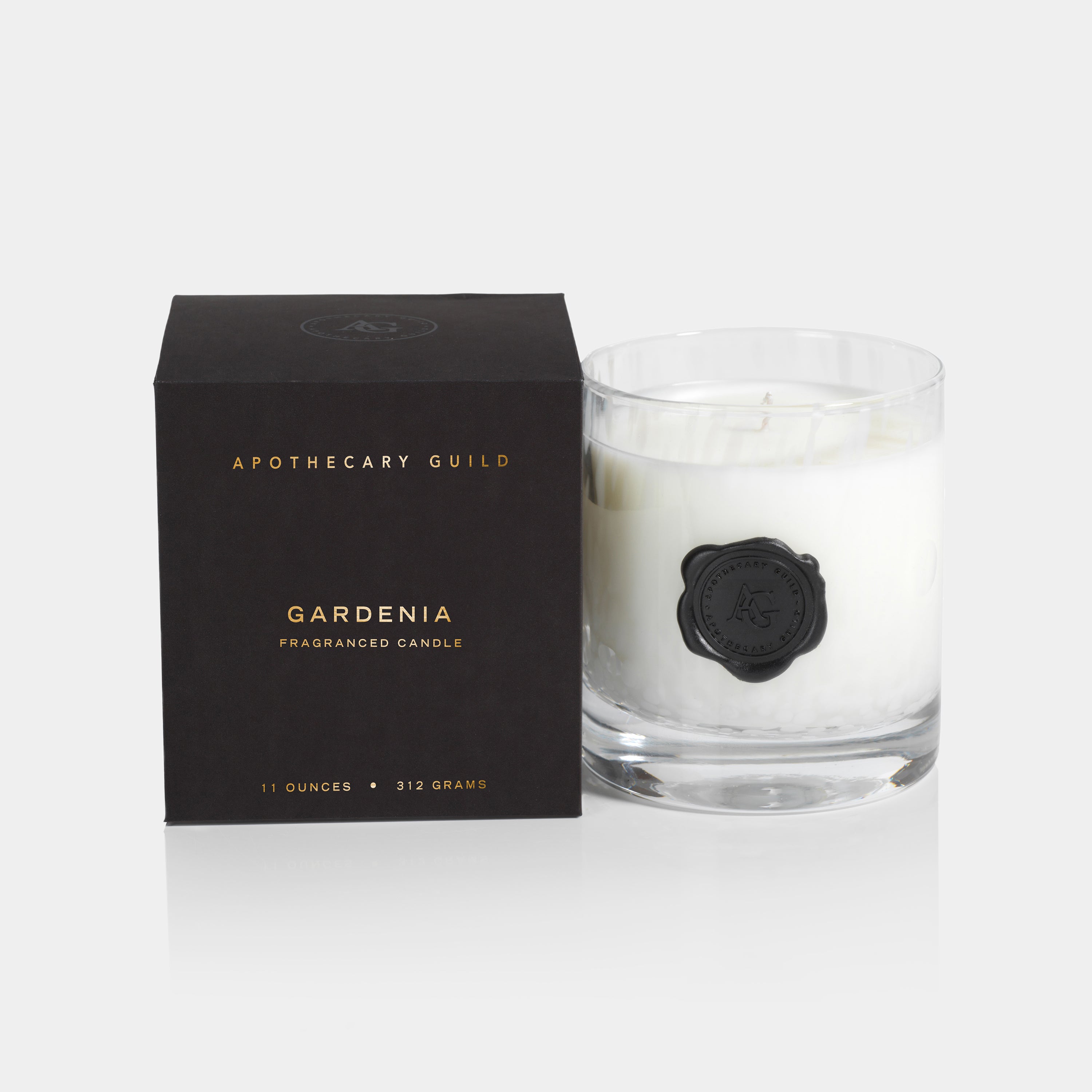 Image of Apothecary Guild Opal Glass Candle in Gift Box, Gardenia