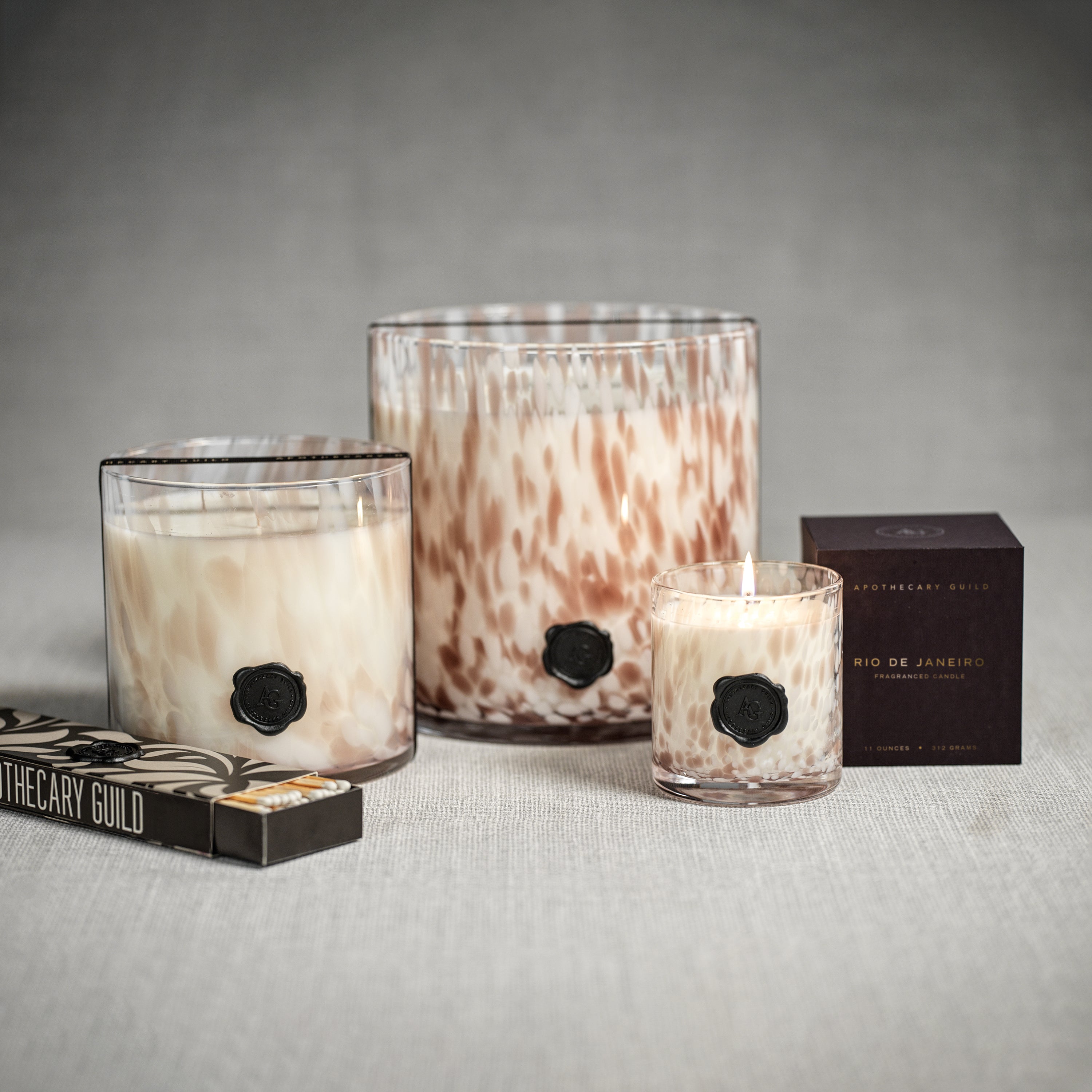 Image of Apothecary Guild Opal Glass Five-Wick Candle, Rio de Janeiro