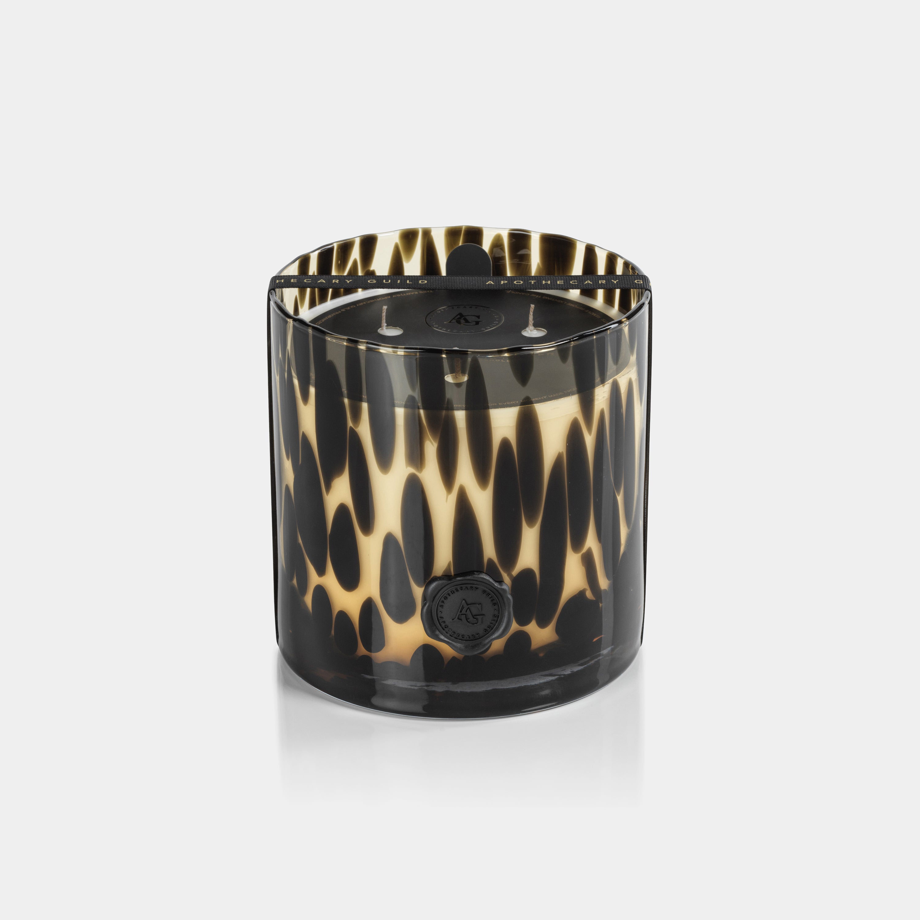 Image of Apothecary Guild Opal Glass Three-Wick Candle, Cedar Leaf & Hinoki Cypress