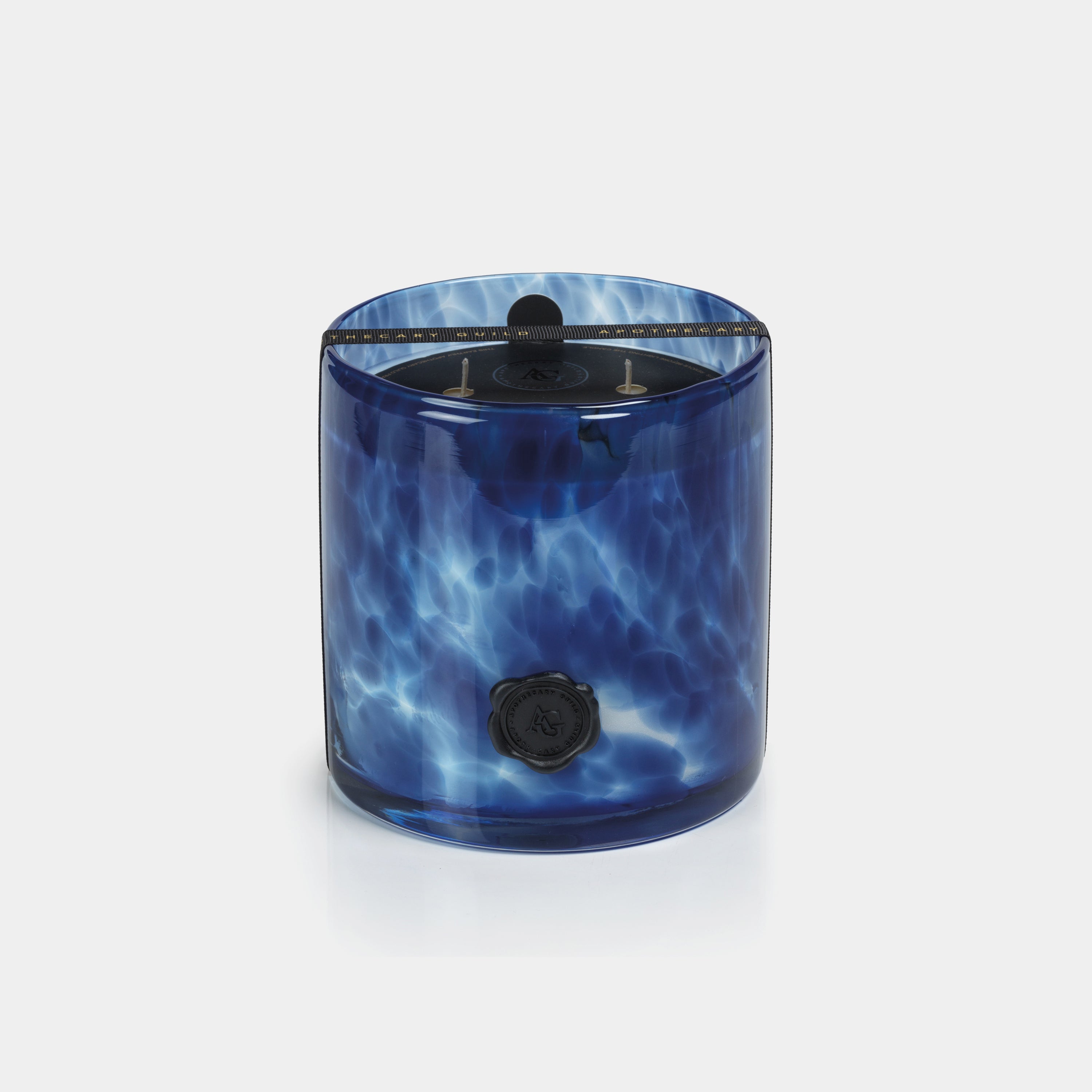 Image of Apothecary Guild Opal Glass Three-Wick Candle, Sea Salt Coastal Mist