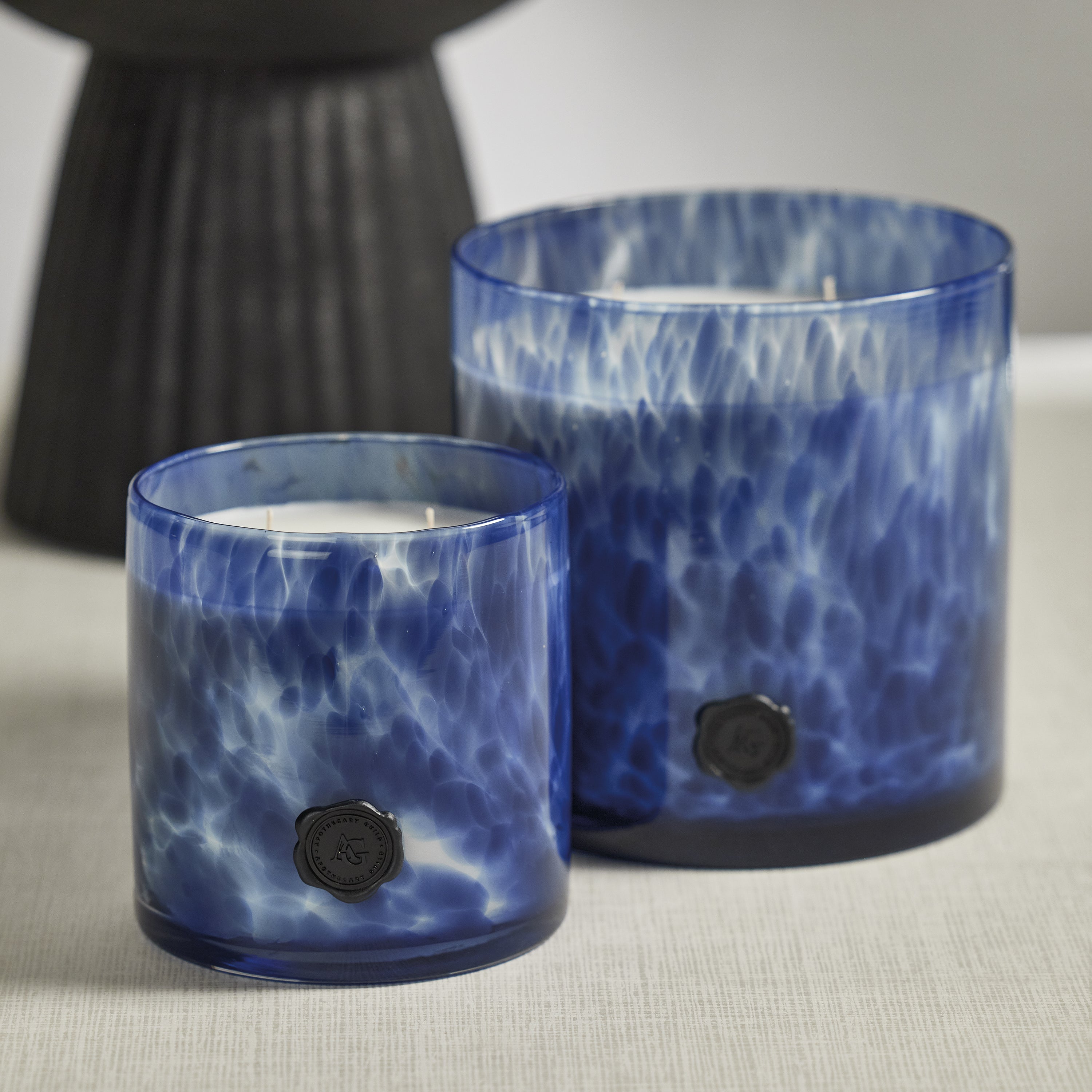 Image of Apothecary Guild Opal Glass Five-Wick Candle, Sea Salt Coastal Mist