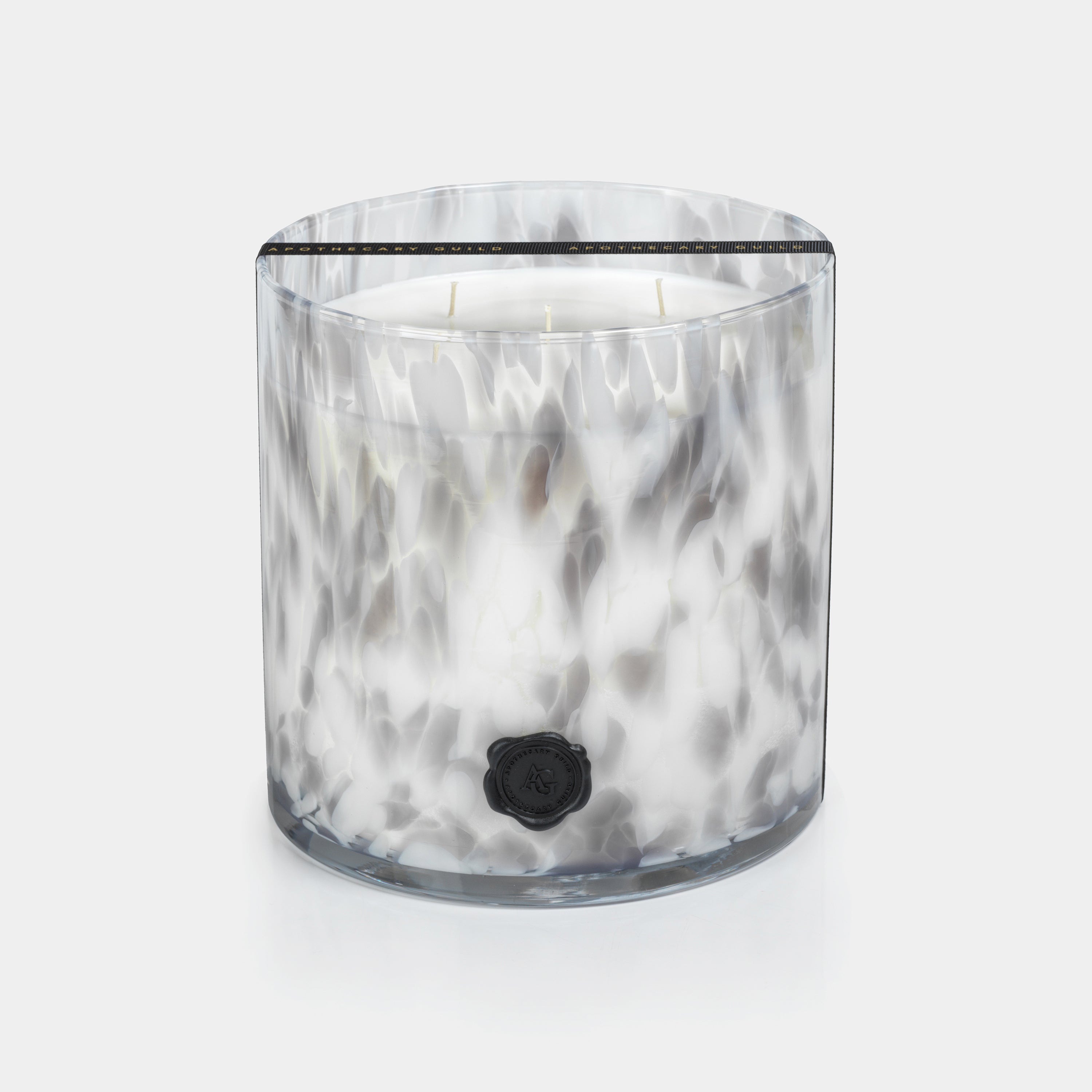 Image of Apothecary Guild Opal Glass Five-Wick Candle, Lemon Peel, Lavender