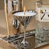 Vendôme Martini Candle, Polished Nickel