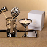 Vendôme Martini Candle, Polished Nickel