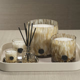 Apothecary Guild Opal Glass Three-Wick Candle Jar in Gift Box, Javanese Vetiver