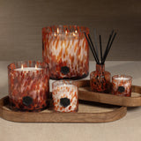 Apothecary Guild Opal Glass Three-Wick Candle Jar in Gift Box, Cardamom Negroni