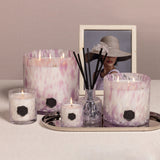 Apothecary Guild Opal Glass Three-Wick Candle Jar in Gift Box, Elderflower Gin