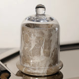 Marbella Scented Candle Jar with Cloche – Crema Fossil Marble