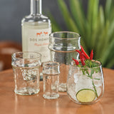 Artisan Hammered Double Old Fashioned Glass