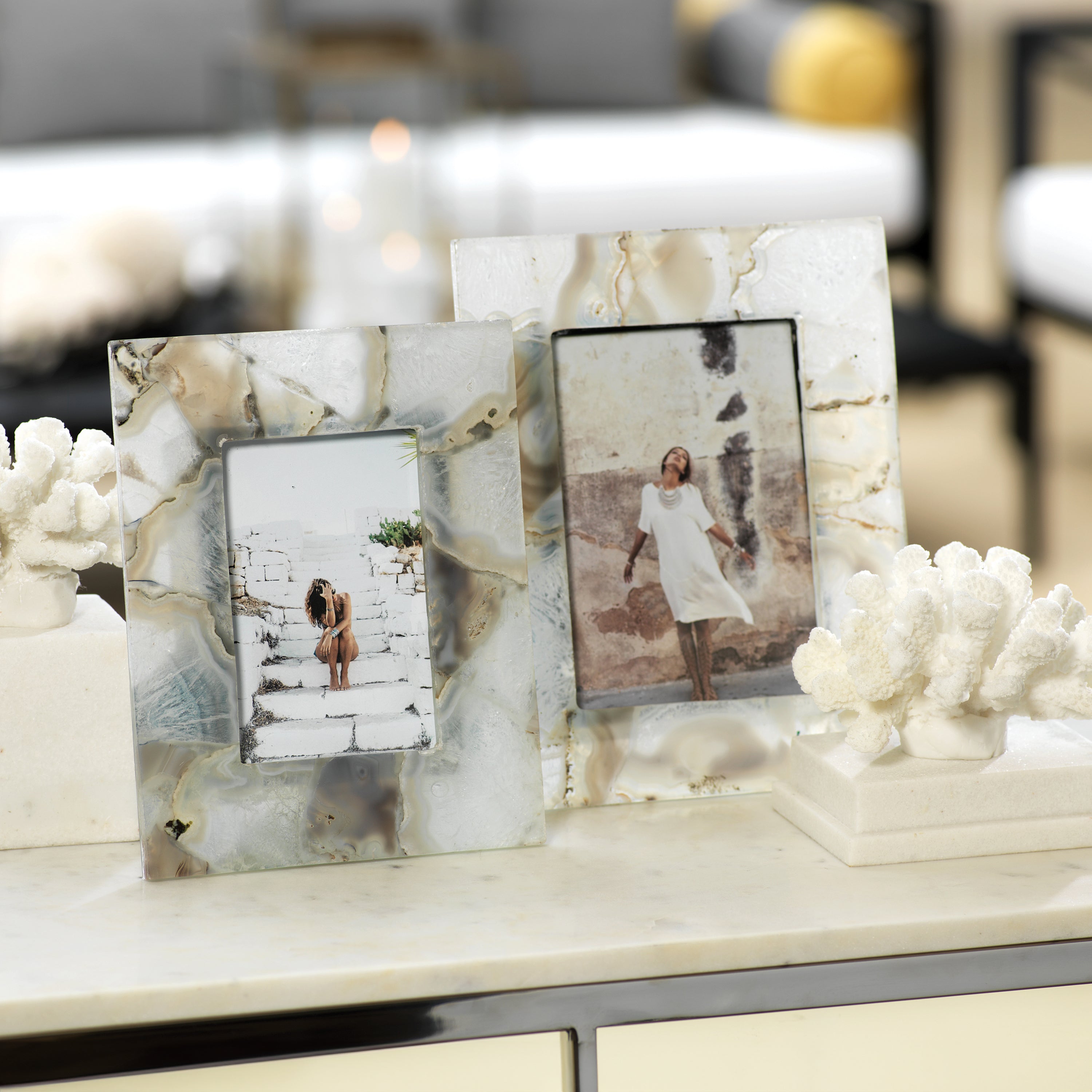 Image of Preto Agate Photo Frame