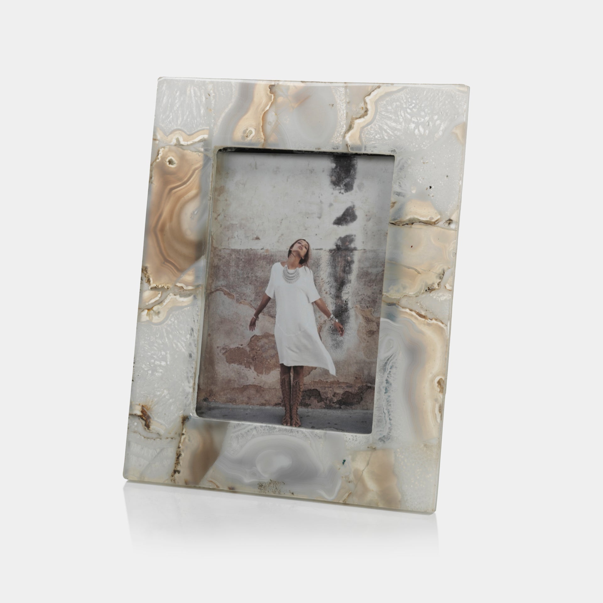 Preto Agate Photo Frame