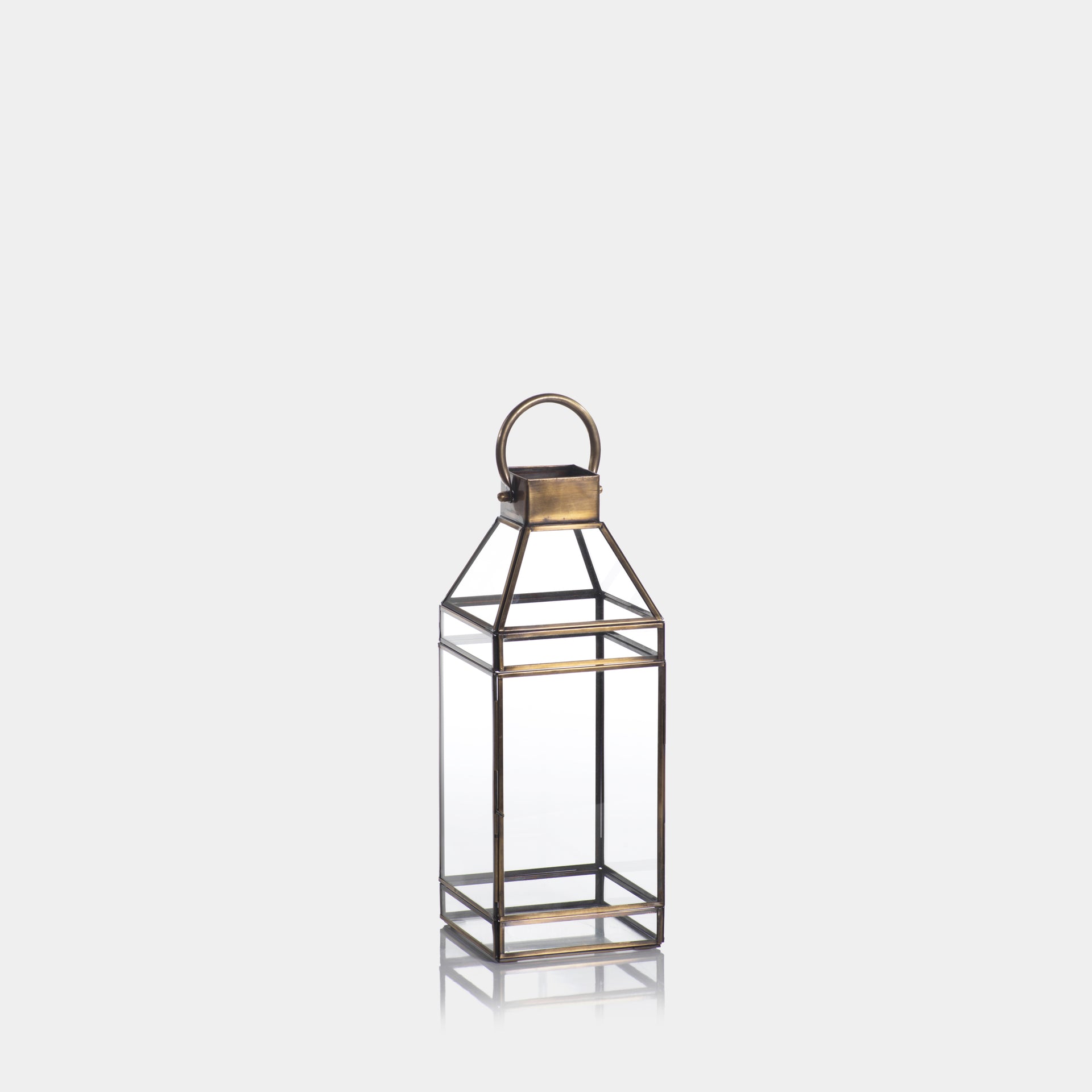 Medici Antique Brass Lantern