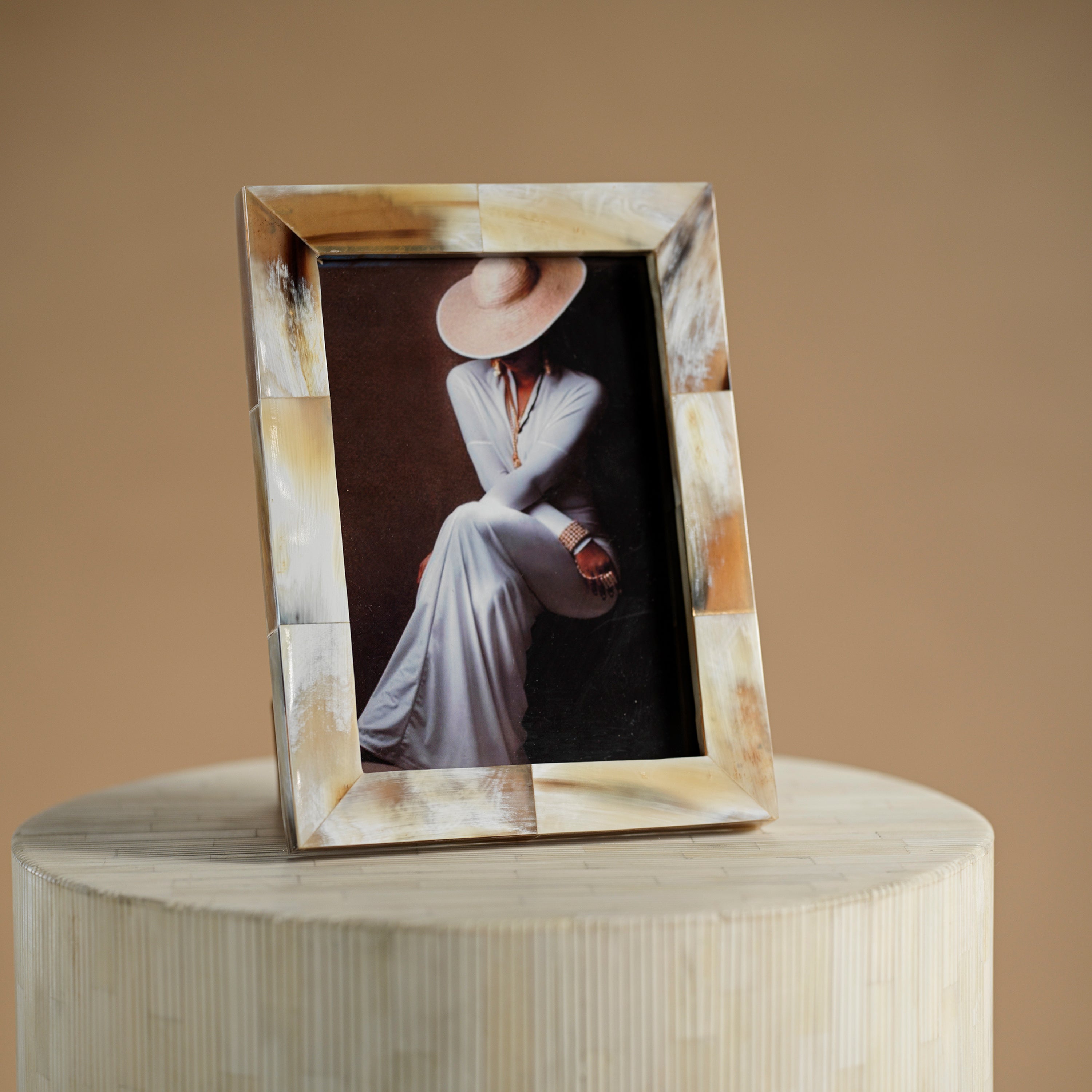 Image of Nairobi Matt White Bone Photo Frame