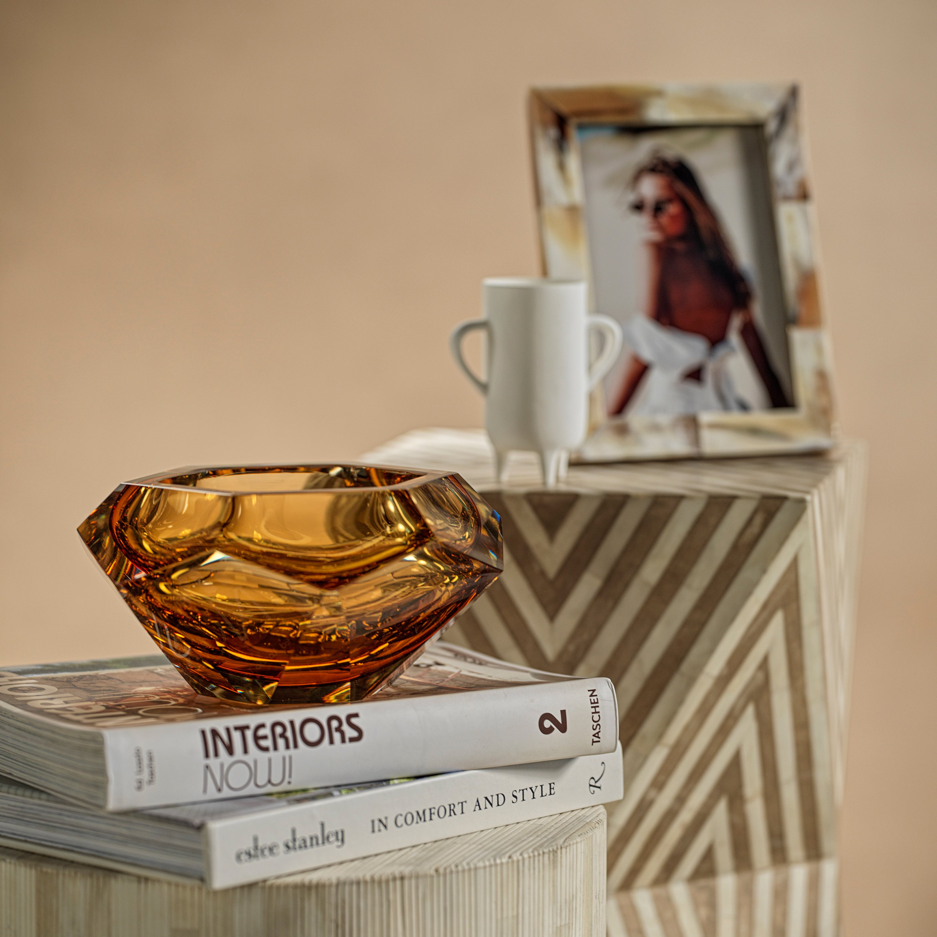 Image of Nairobi Matt White Bone Photo Frame