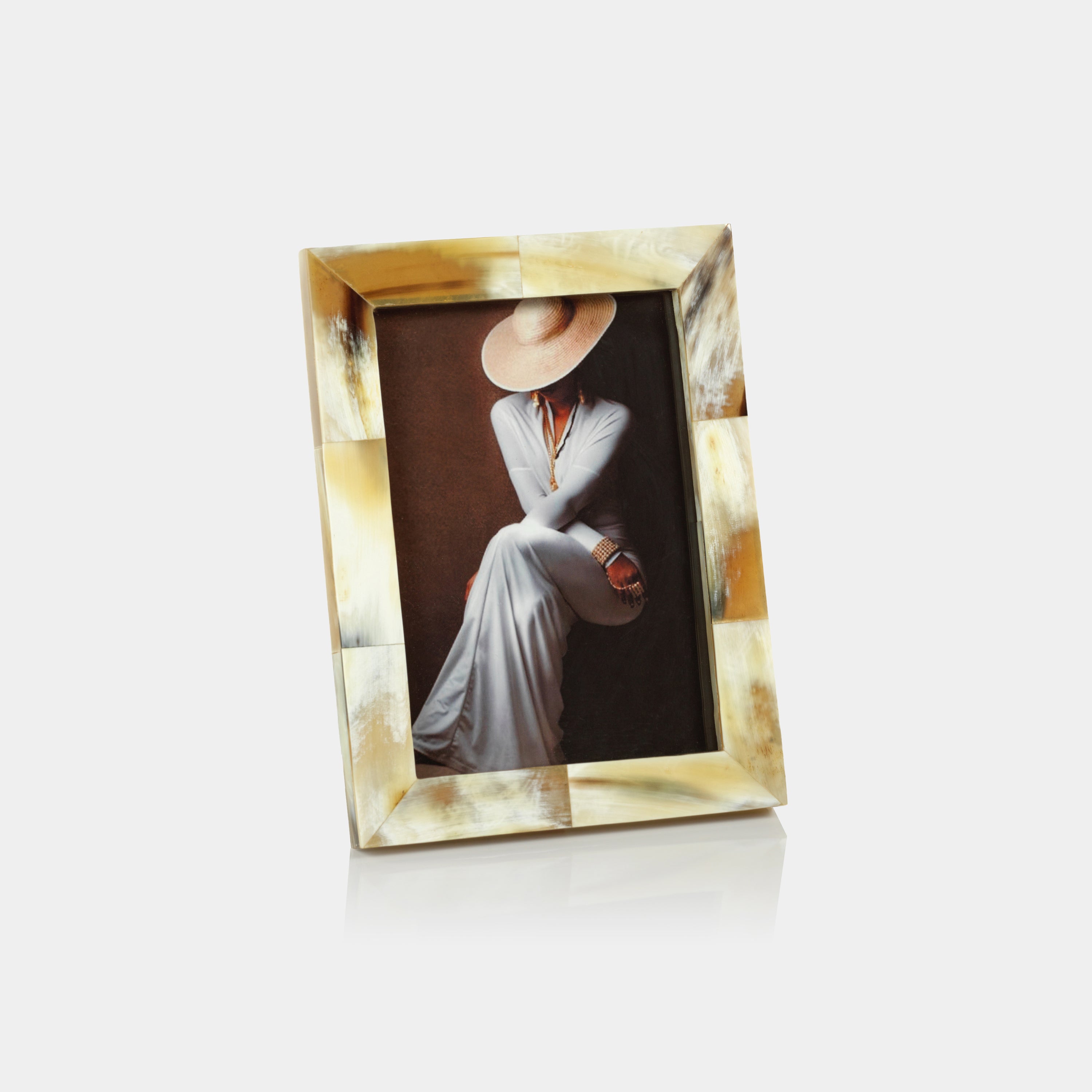 Image of Nairobi Matt White Bone Photo Frame