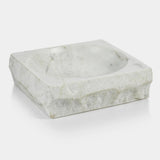 Image of Rock Finish White Marble Square Bowl