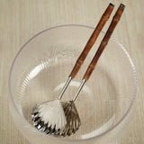 Image of The Colony Bamboo and Nickel Server Set