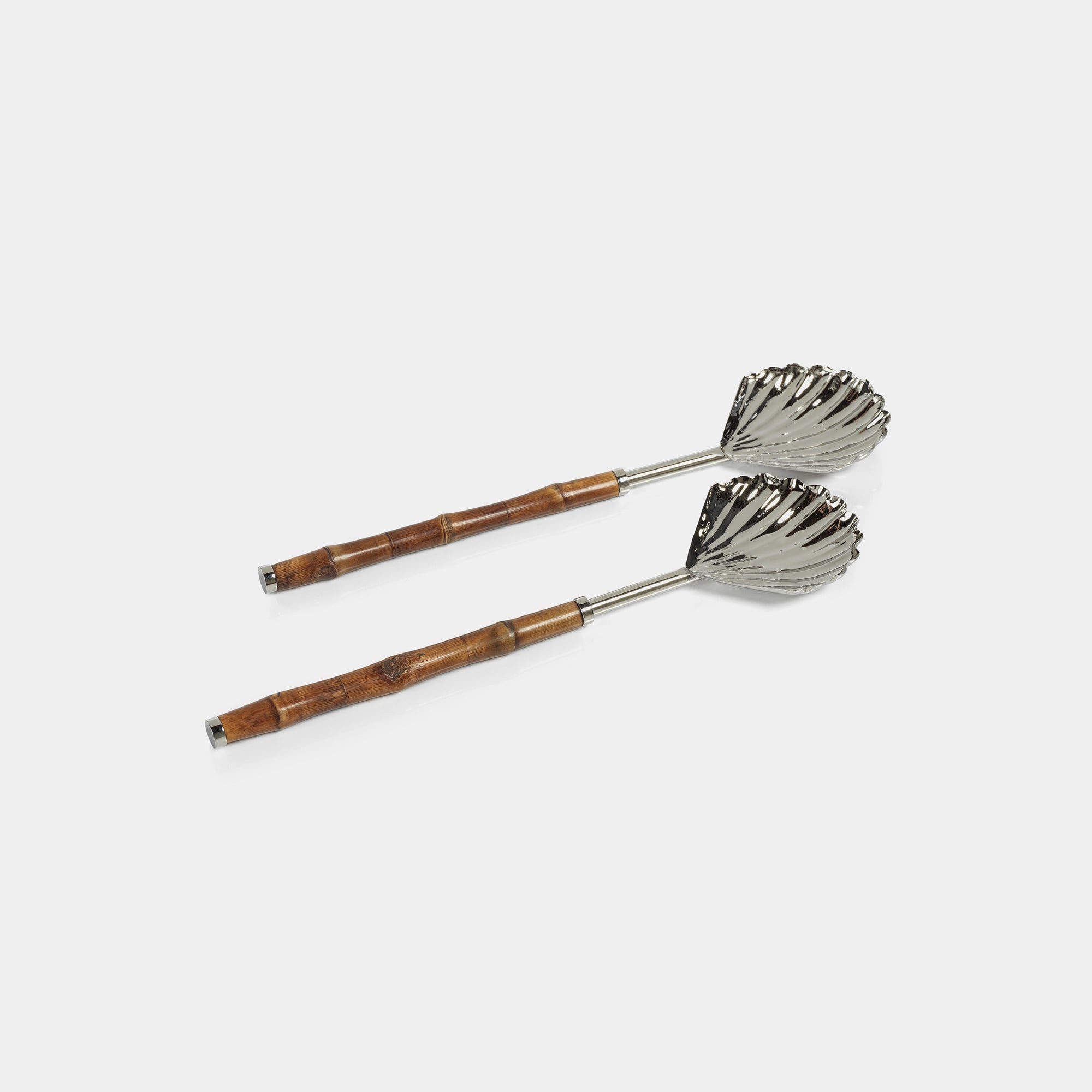 Image of The Colony Bamboo and Nickel Server Set