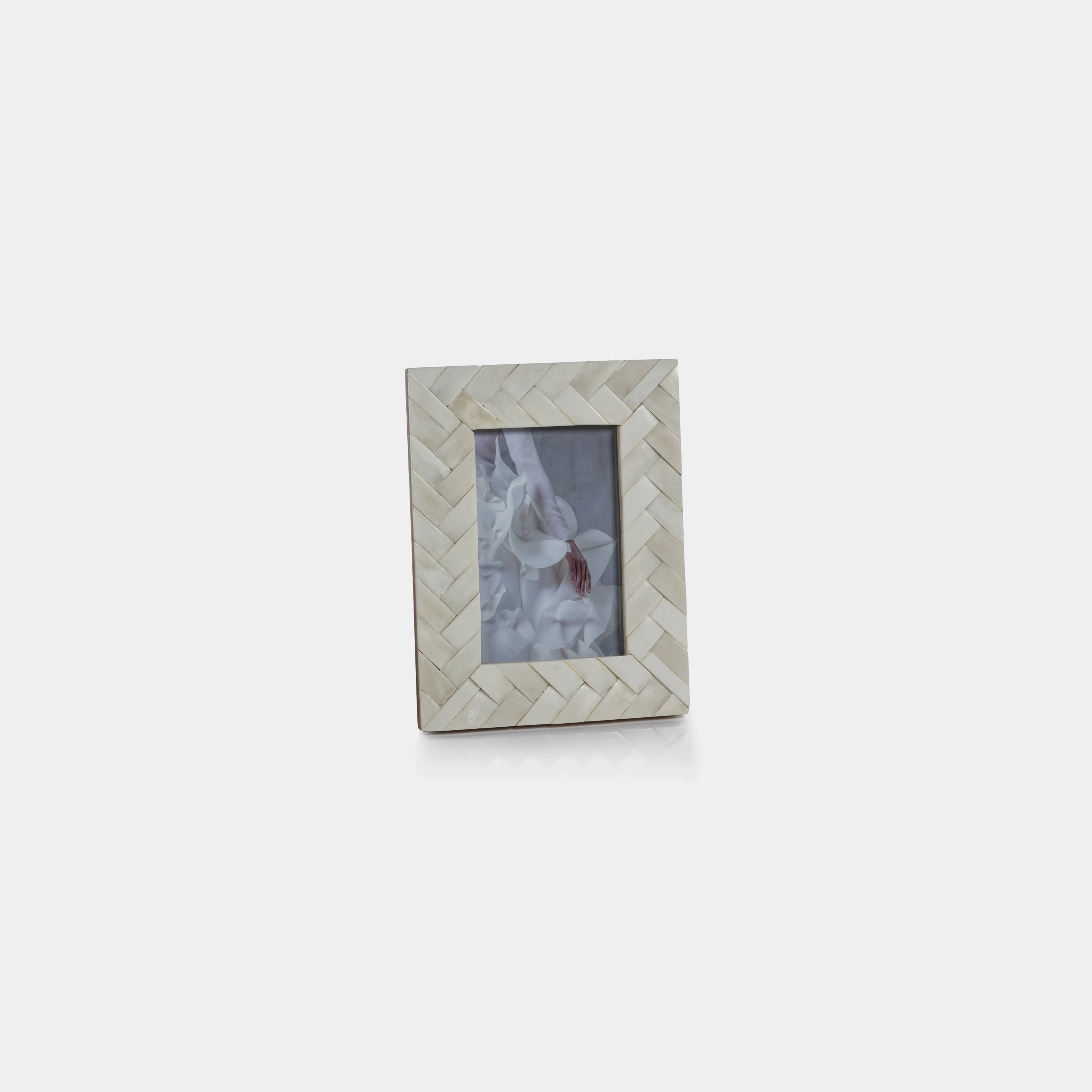Image of Bone Braided Photo Frame