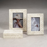 Bone Braided Photo Frame (5 x 7)