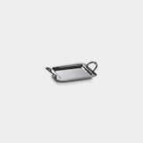 Manetta Alloy and Brass Tray - Polished Nickel - 10 in