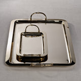 Image of Manetta Steel and Brass Tray