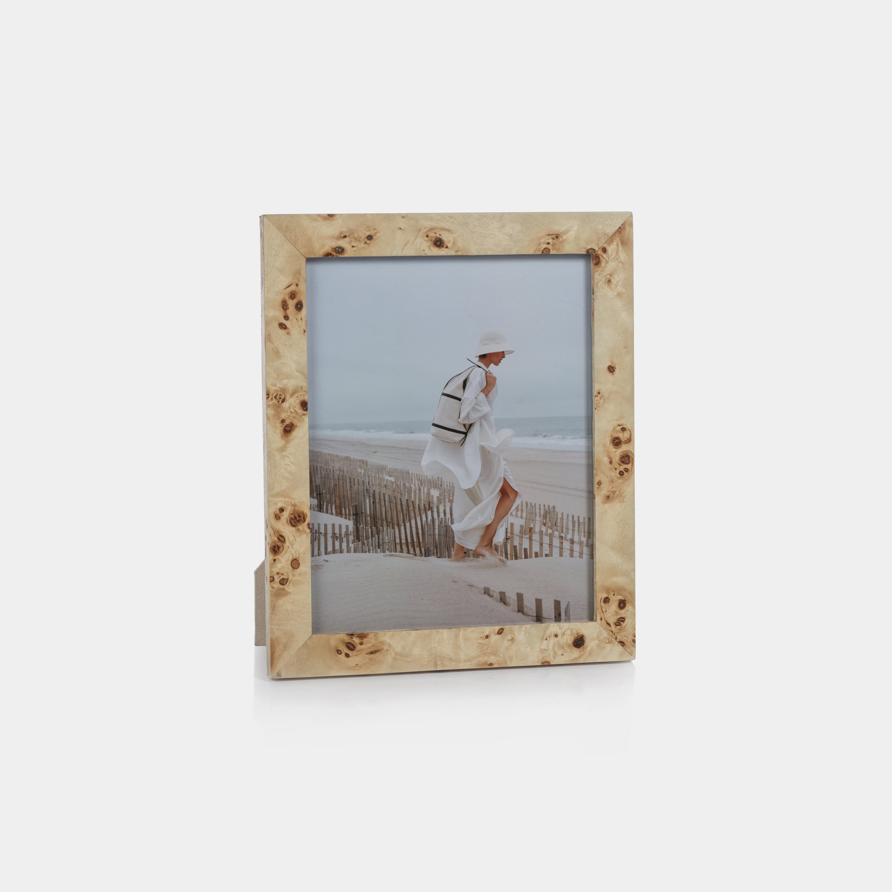 Image of Burl Wood Veneer Photo Frame