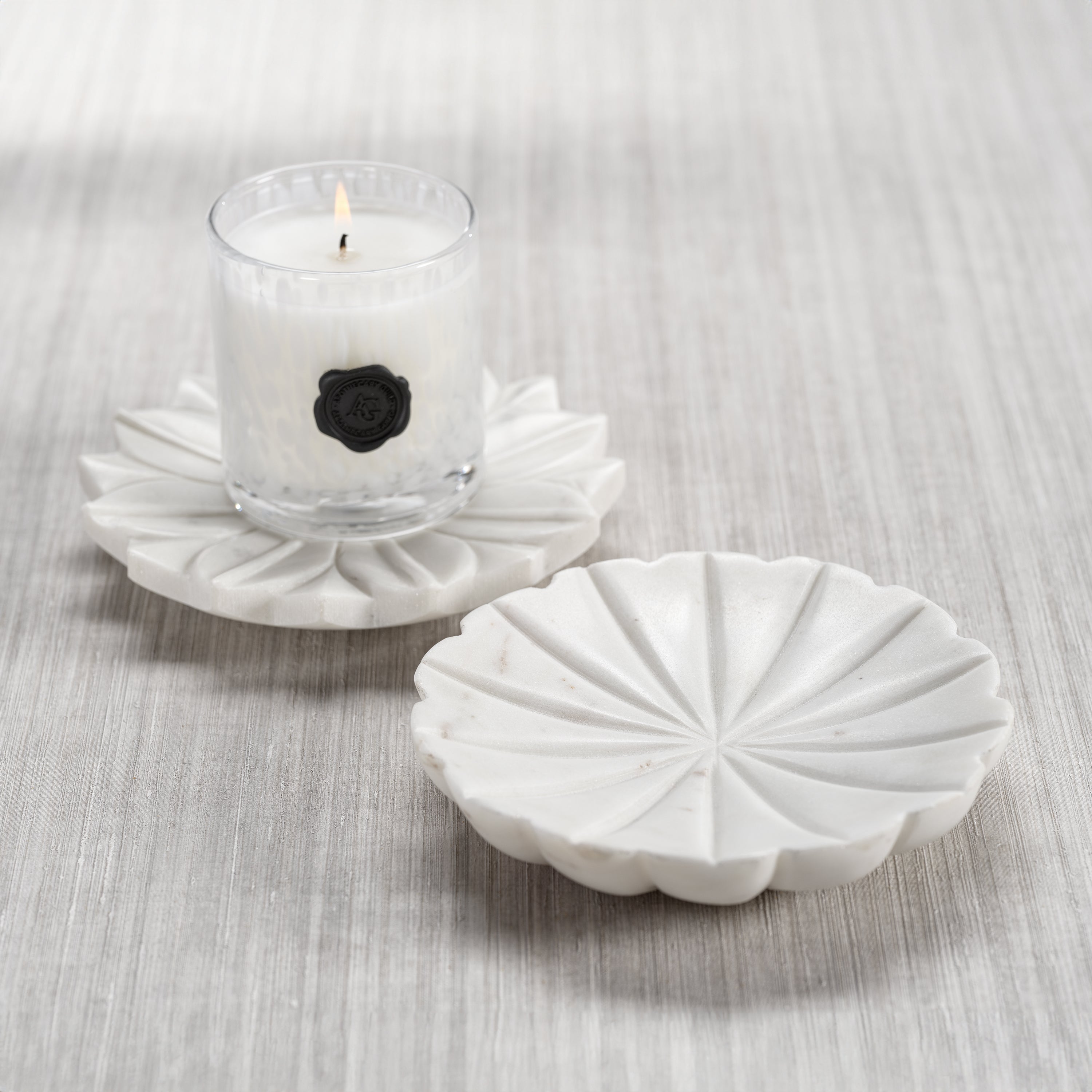 Image of Flower Marble Dishes