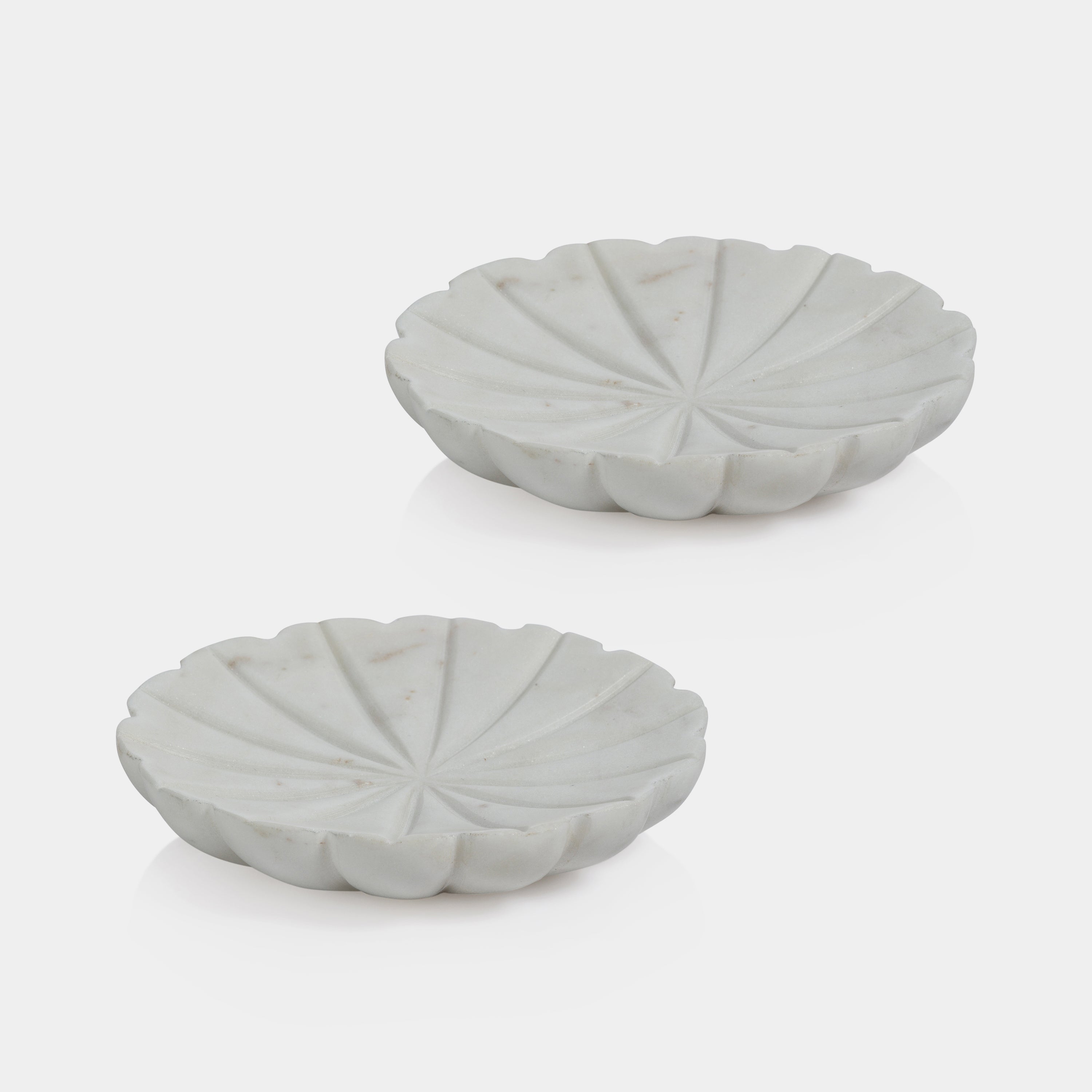 Image of Flower Marble Dishes