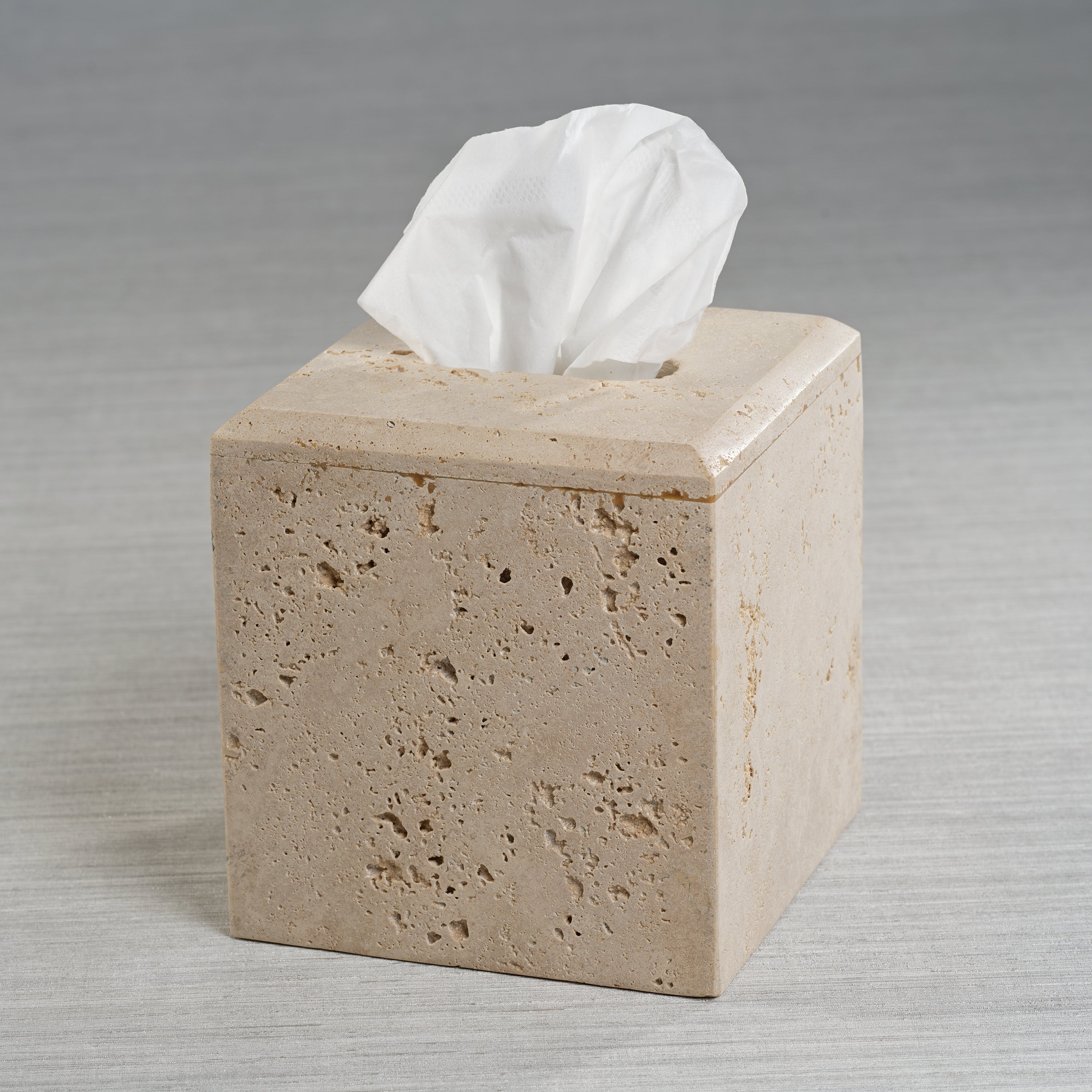 Image of Travertine Marble Tissue Box