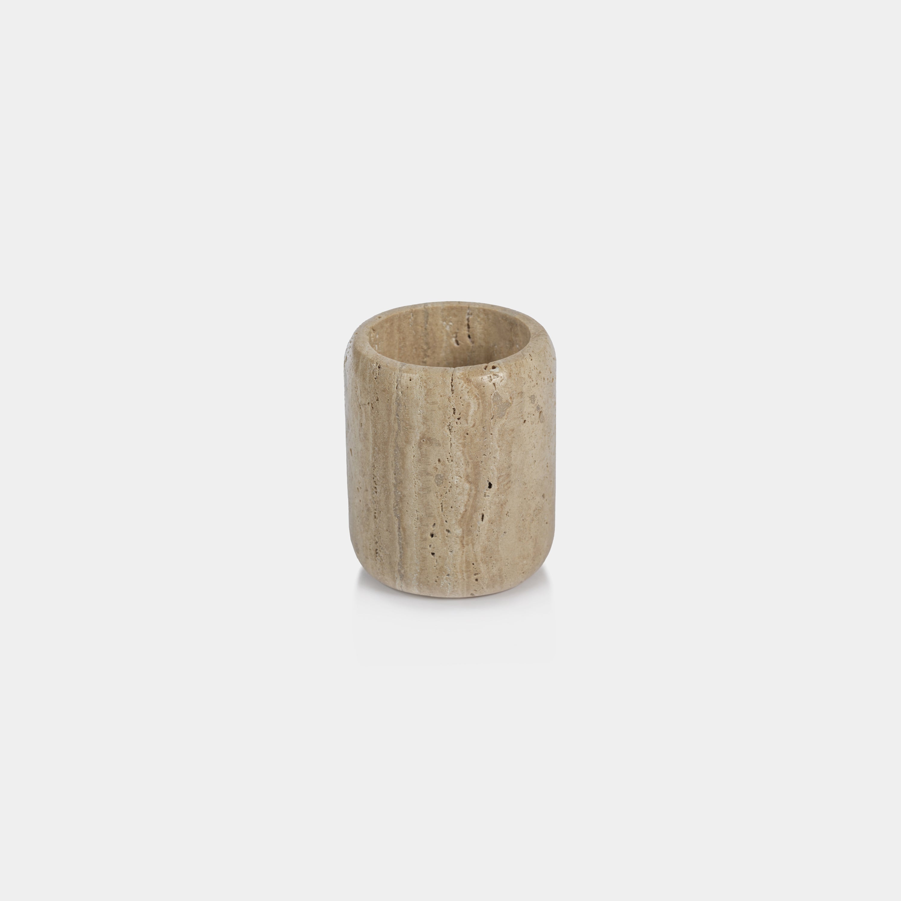 Image of Travertine Marble Toothbrush Holder