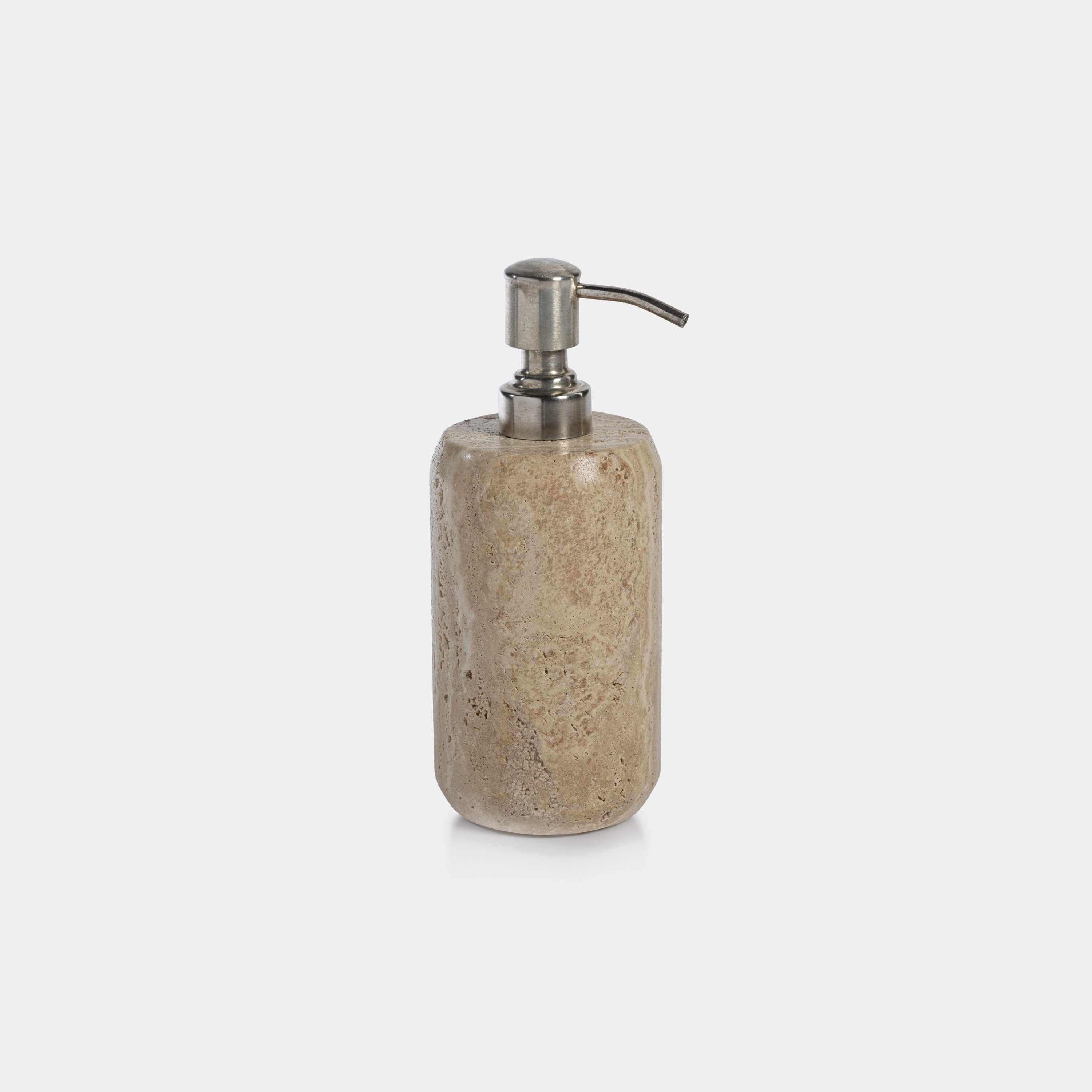 Image of Travertine Marble Soap & Lotion Dispenser