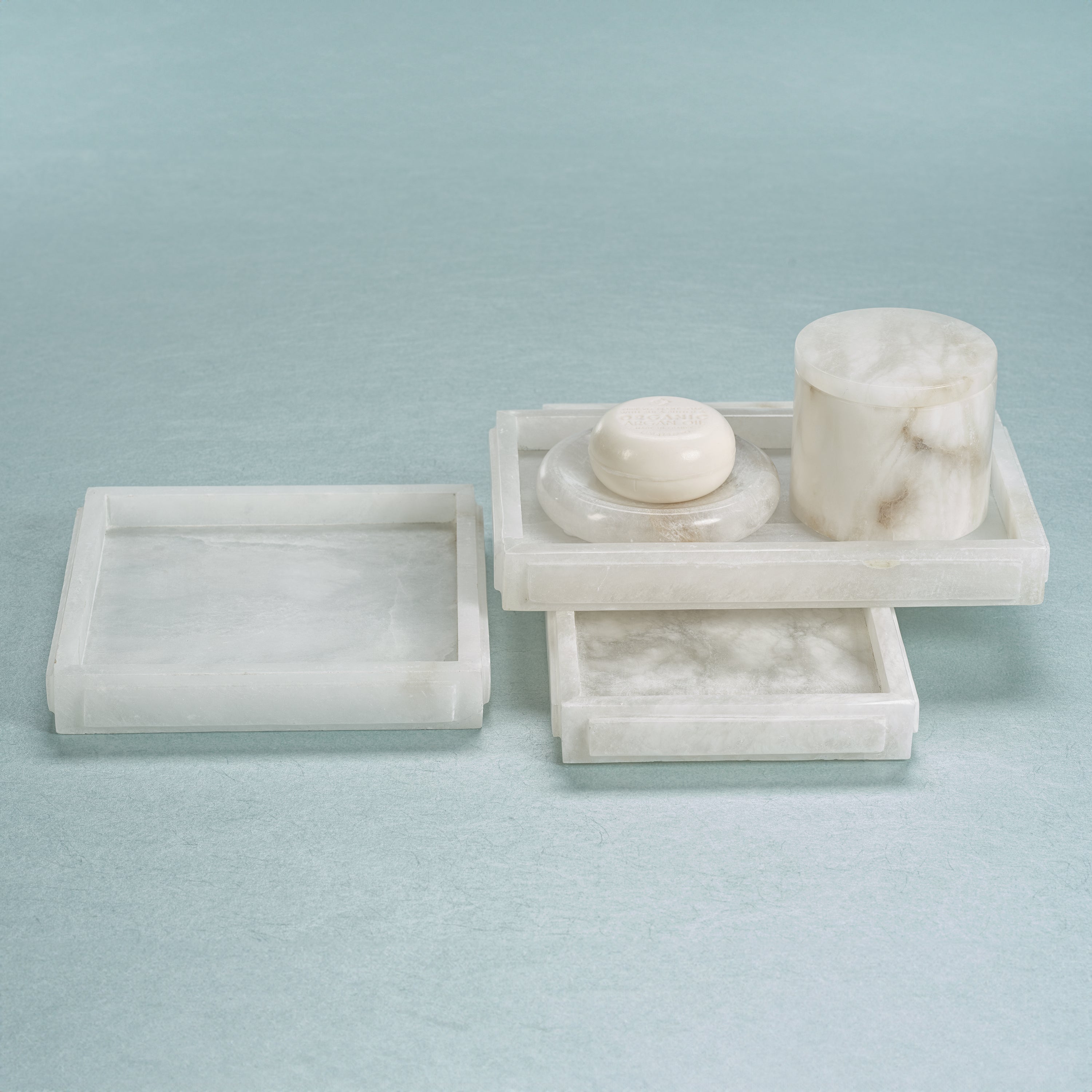 Image of Côte d'Azur Alabaster Vanity Tray