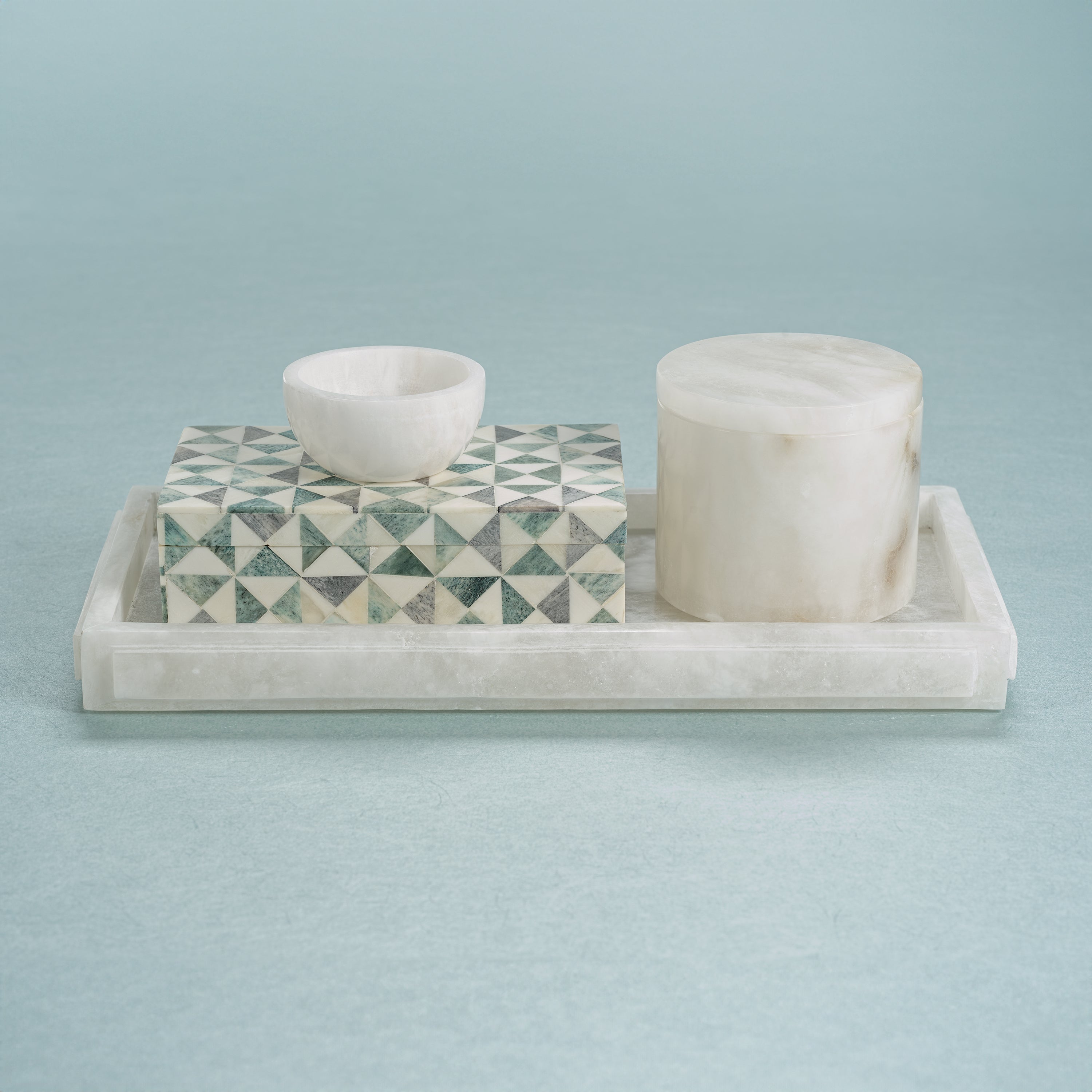 Image of Côte d'Azur Alabaster Apothecary Jar