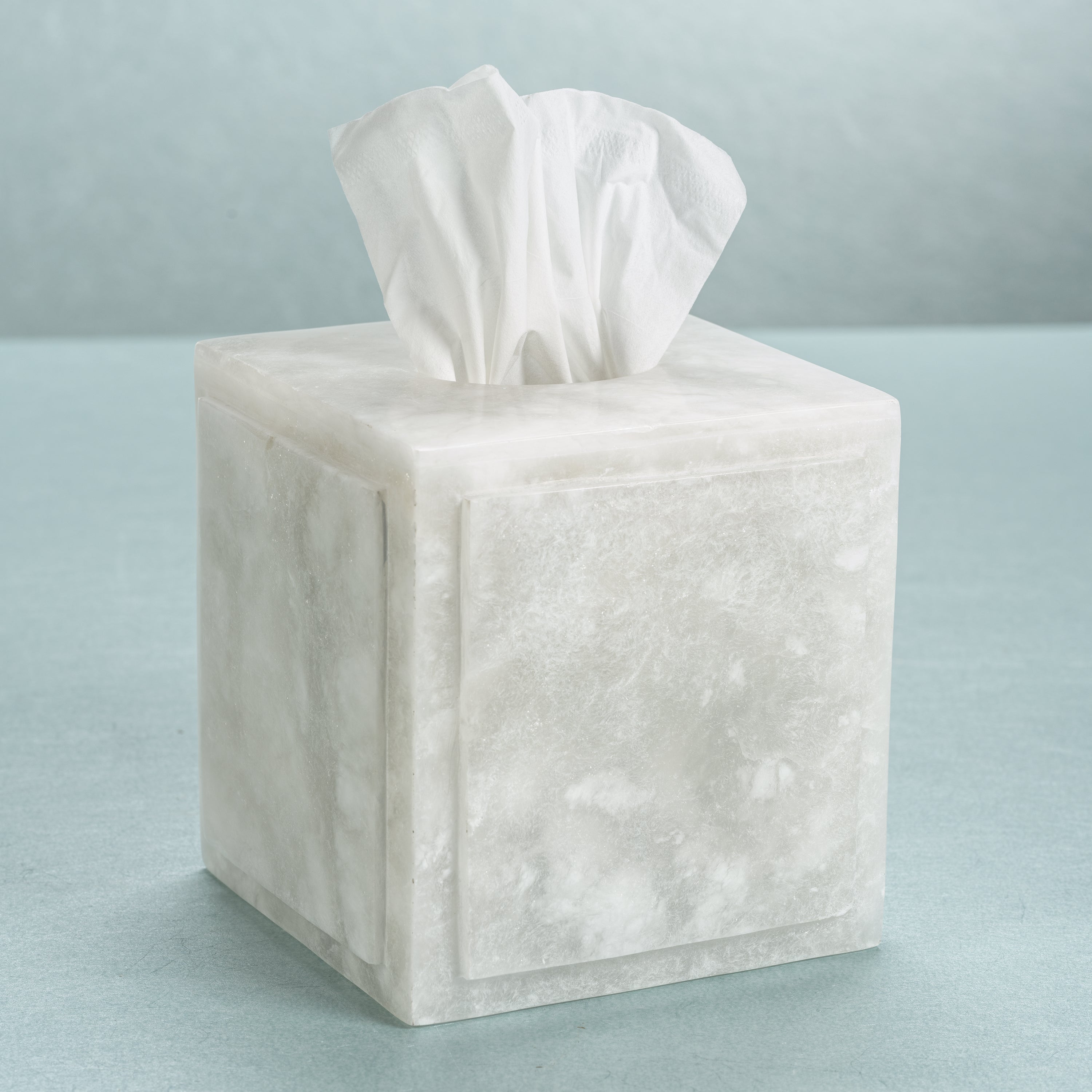 Image of Côte d'Azur Alabaster Tissue Box
