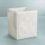 Image of Côte d'Azur Alabaster Wastebasket