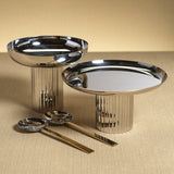 Image of Stainless Steel Footed Cake Stand