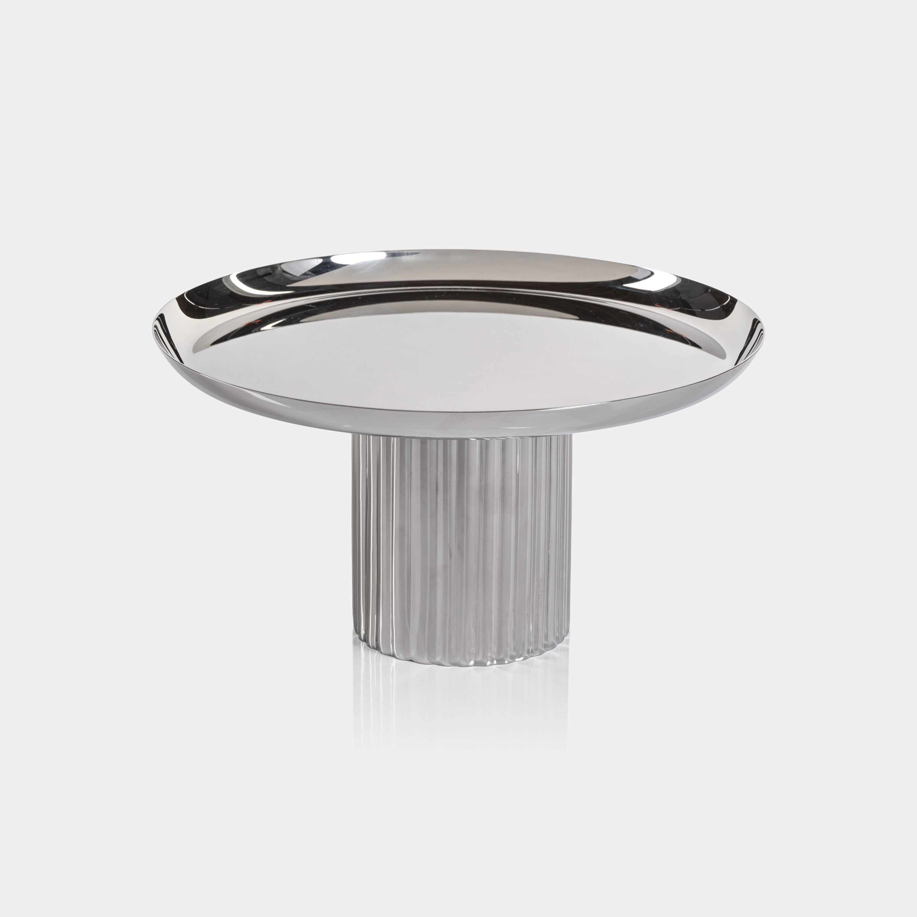 Image of Stainless Steel Footed Cake Stand