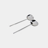Image of Polished Nickel Salad Server Set