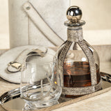 Image of St. Moritz Hair On Hide Leather Decanter with Stopper