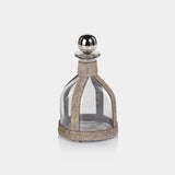 Image of St. Moritz Hair On Hide Leather Decanter with Stopper