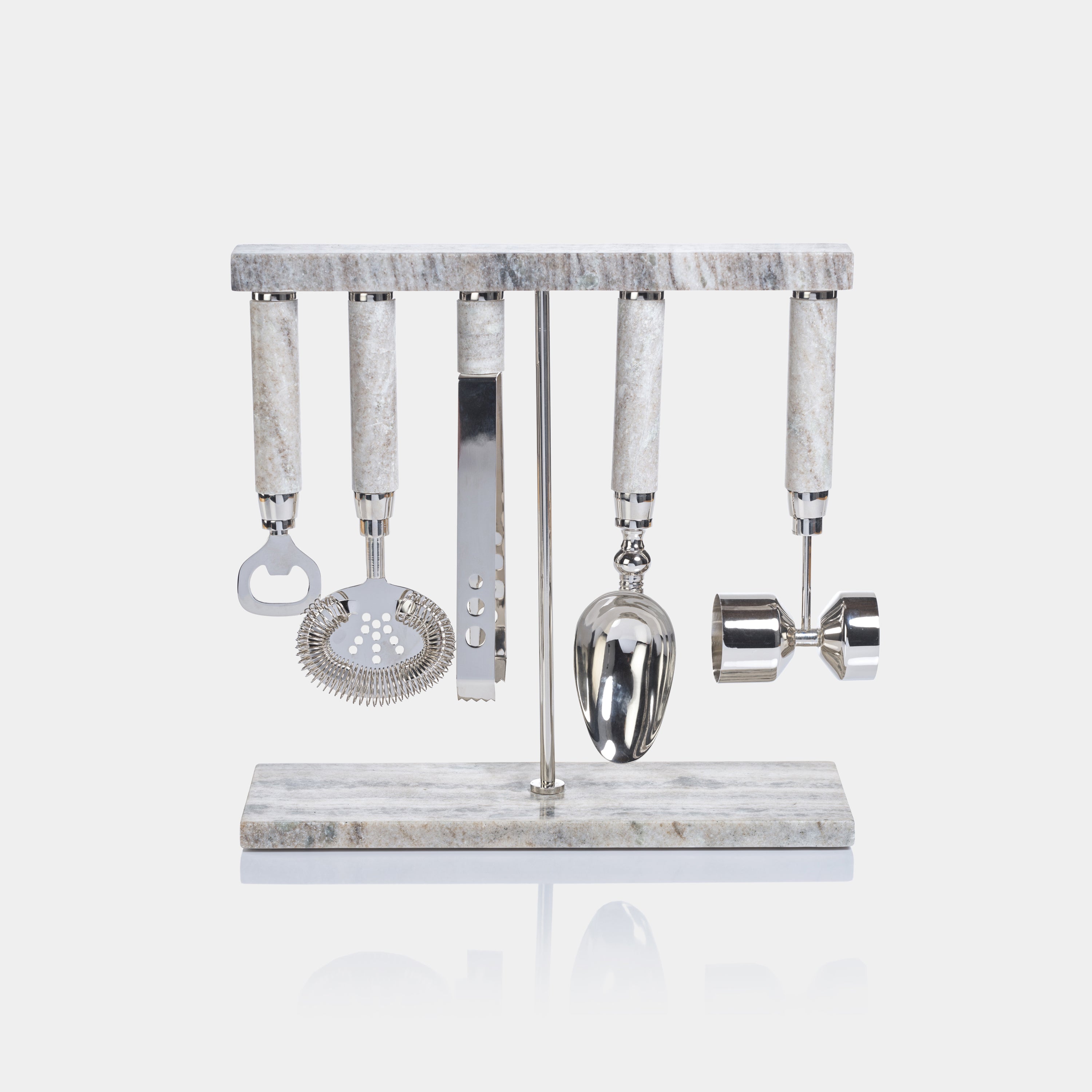 Image of Marble Five Piece Bar Tool Set