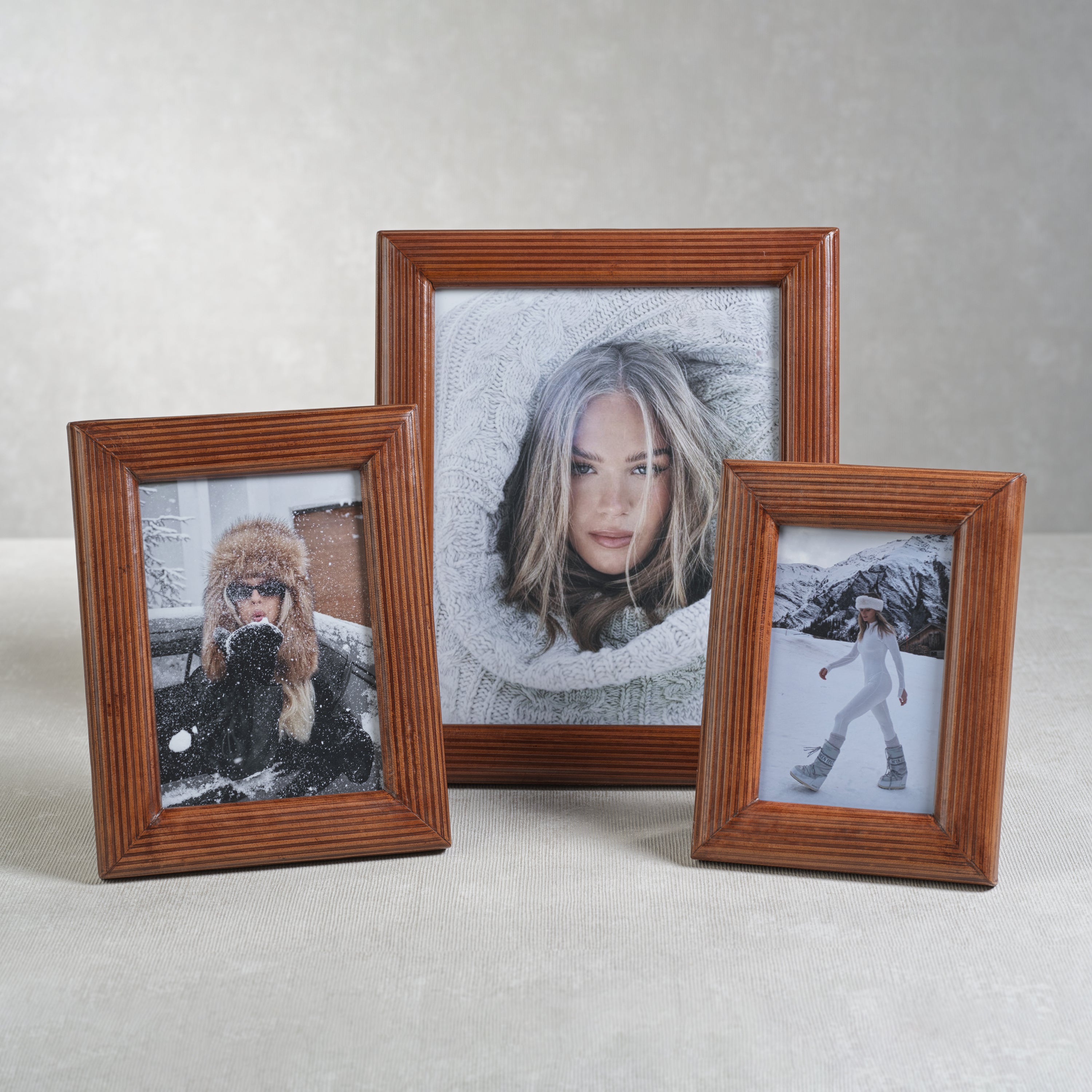 Image of Alpenloge Leather Photo Frame