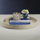 Coral Sea Brass Vase / Hurricane with Glass Insert - Nickel