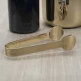 Spiga Textured Ice Tong, Gold