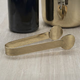 Spiga Textured Ice Tong, Gold